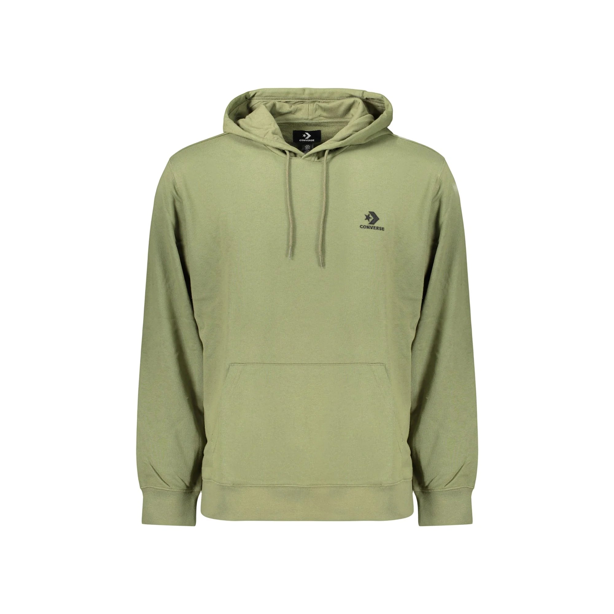 CONVERSE FELPA SENZA ZIP UOMO VERDE