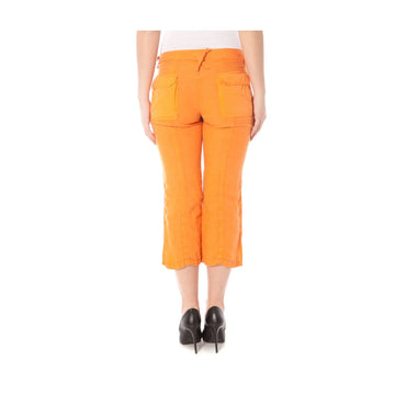 Napapijri Pantaloni Donna Arancione Logo - vista 2