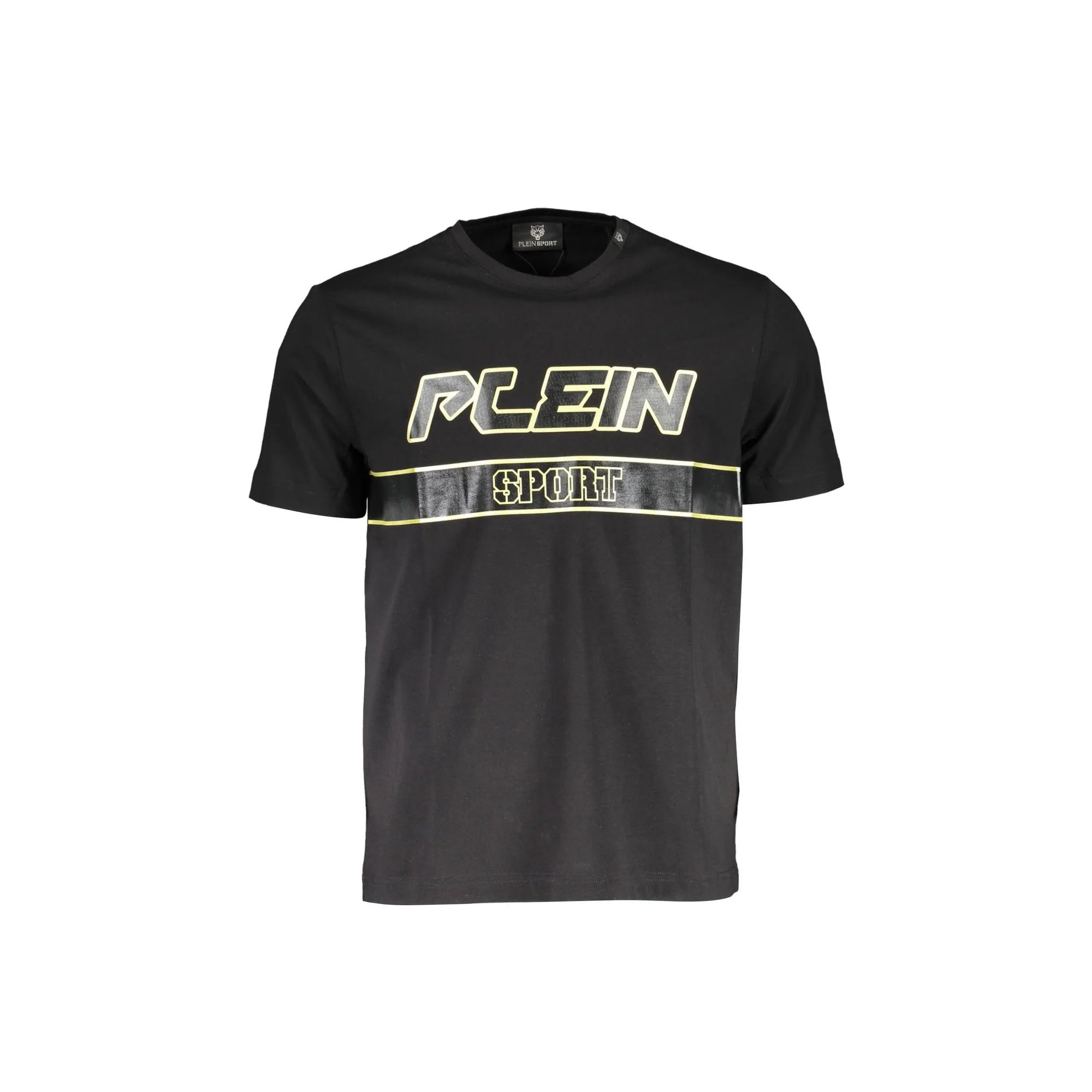 PLEIN SPORT T-SHIRT MANICHE CORTE UOMO NERO