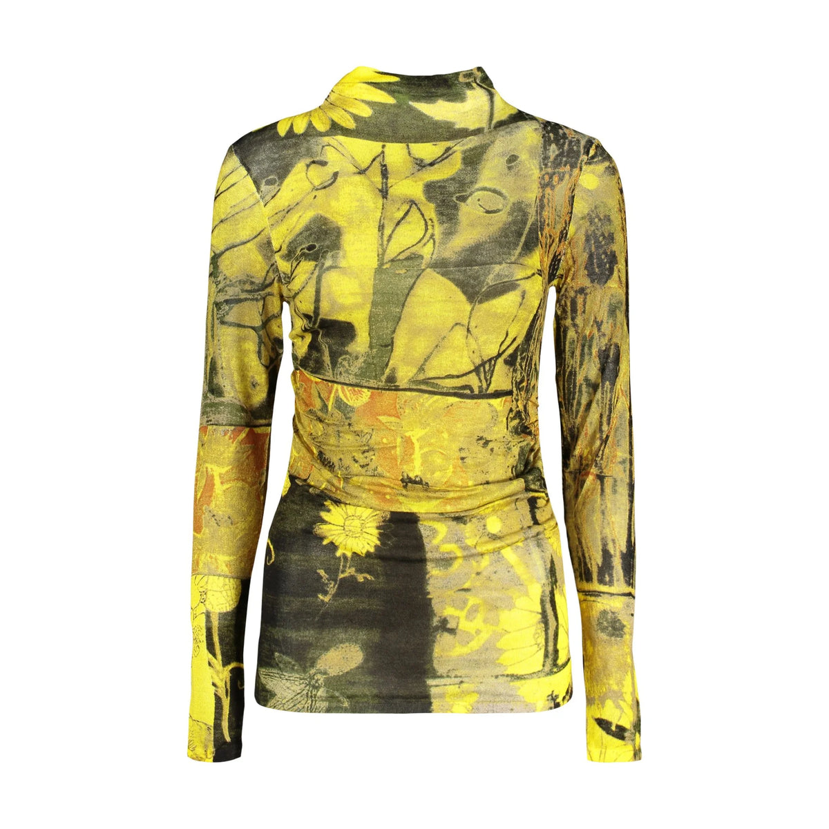 DESIGUAL MAGLIA DONNA GIALLO