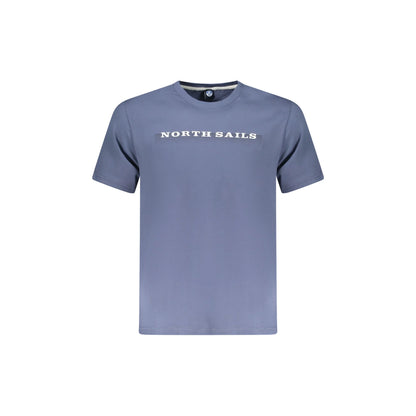 North Sails T-Shirt Maniche Corte Uomo Blu Stampa Logo - foto prodotto