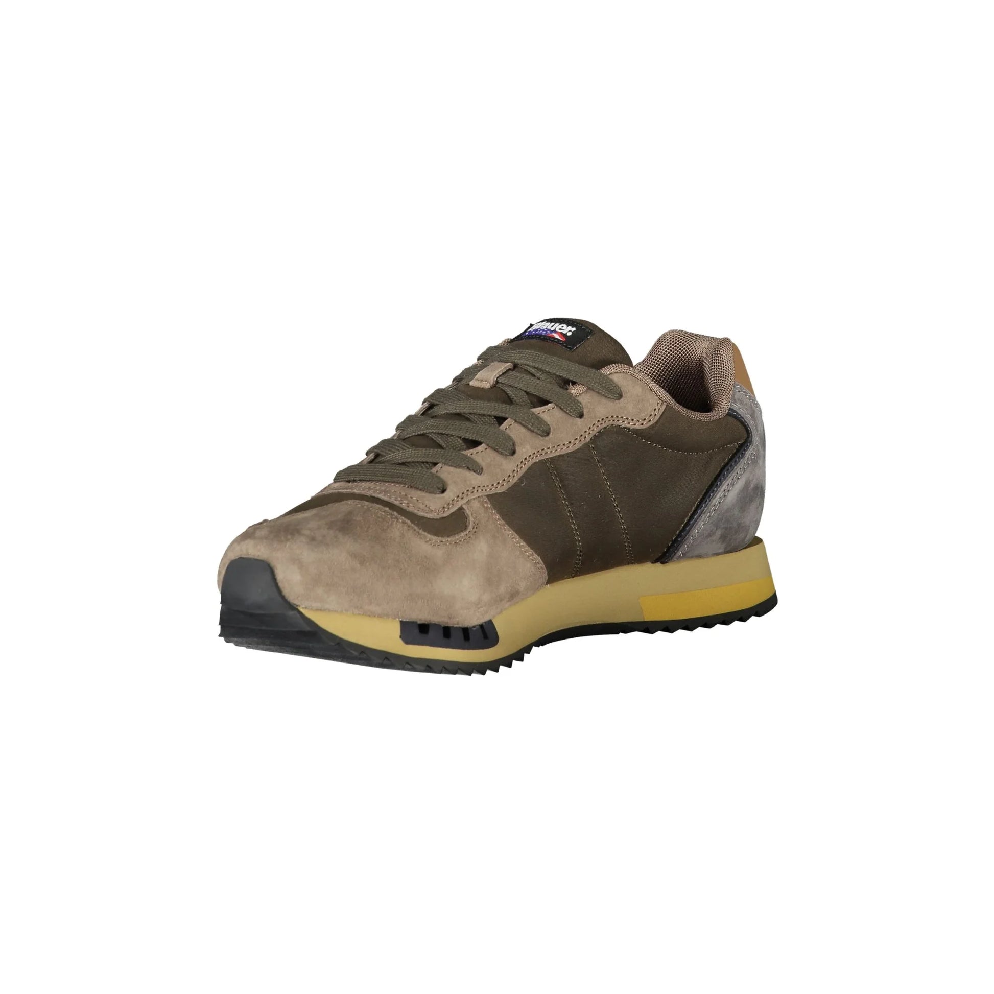 BLAUER Sneakers Uomo Verdi con Lacci e Dettagli a Contrasto - vista 3