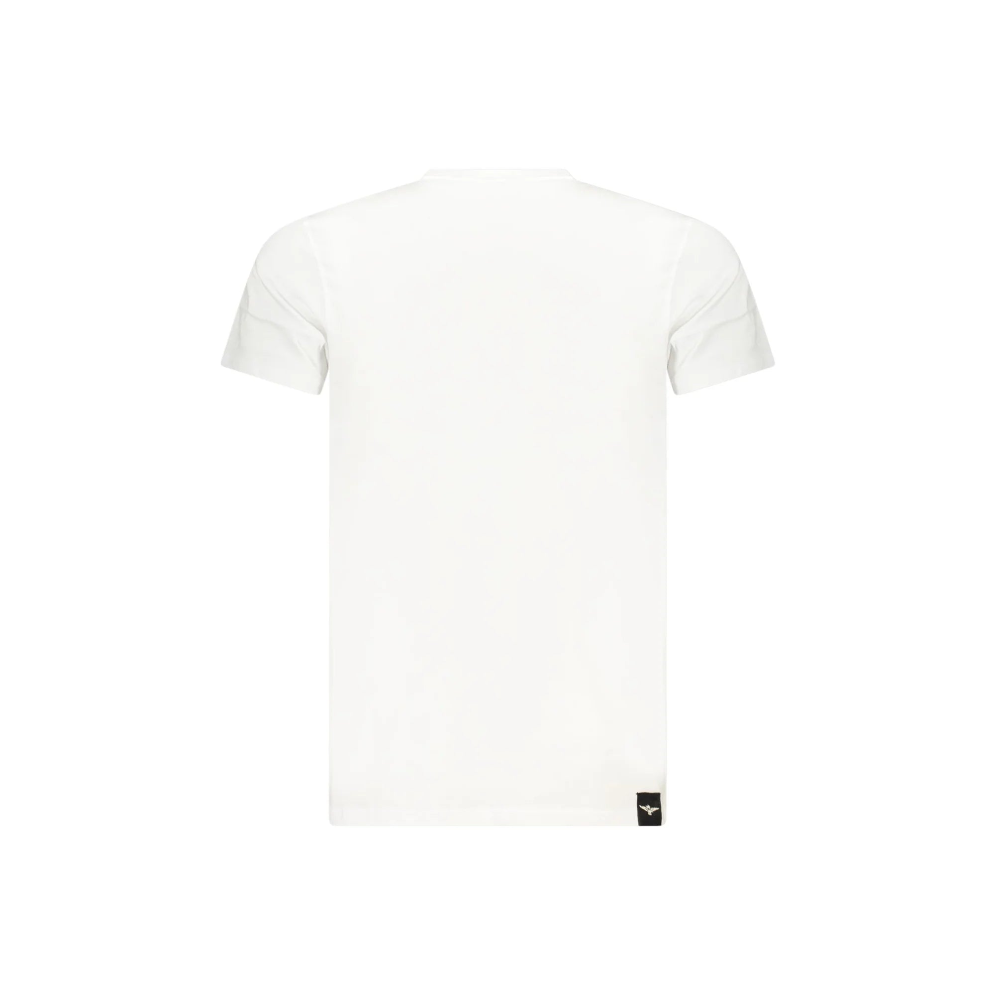 ACCADEMIA MILITARE T-SHIRT MANICHE CORTE UOMO BIANCO