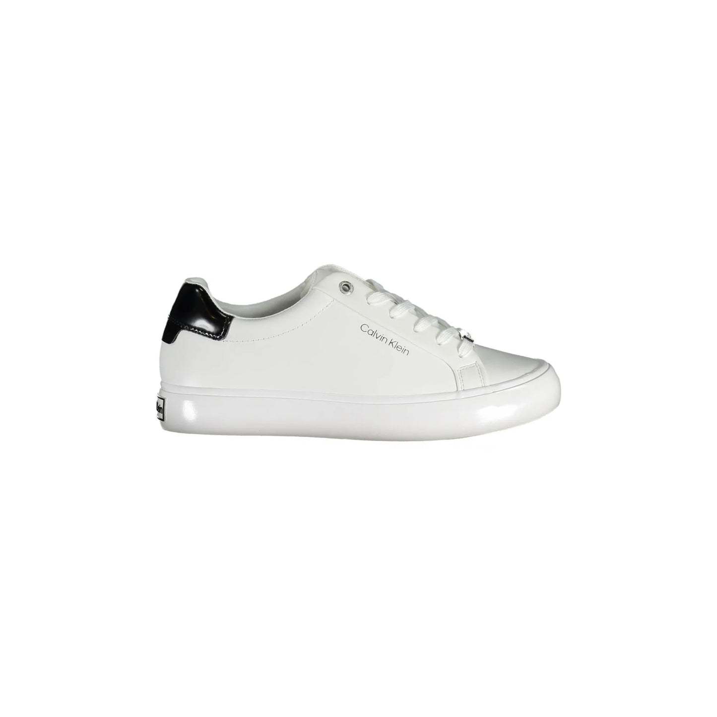 CALVIN KLEIN Sneakers Donna Bianche con Dettagli a Contrasto Bianco - foto prodotto