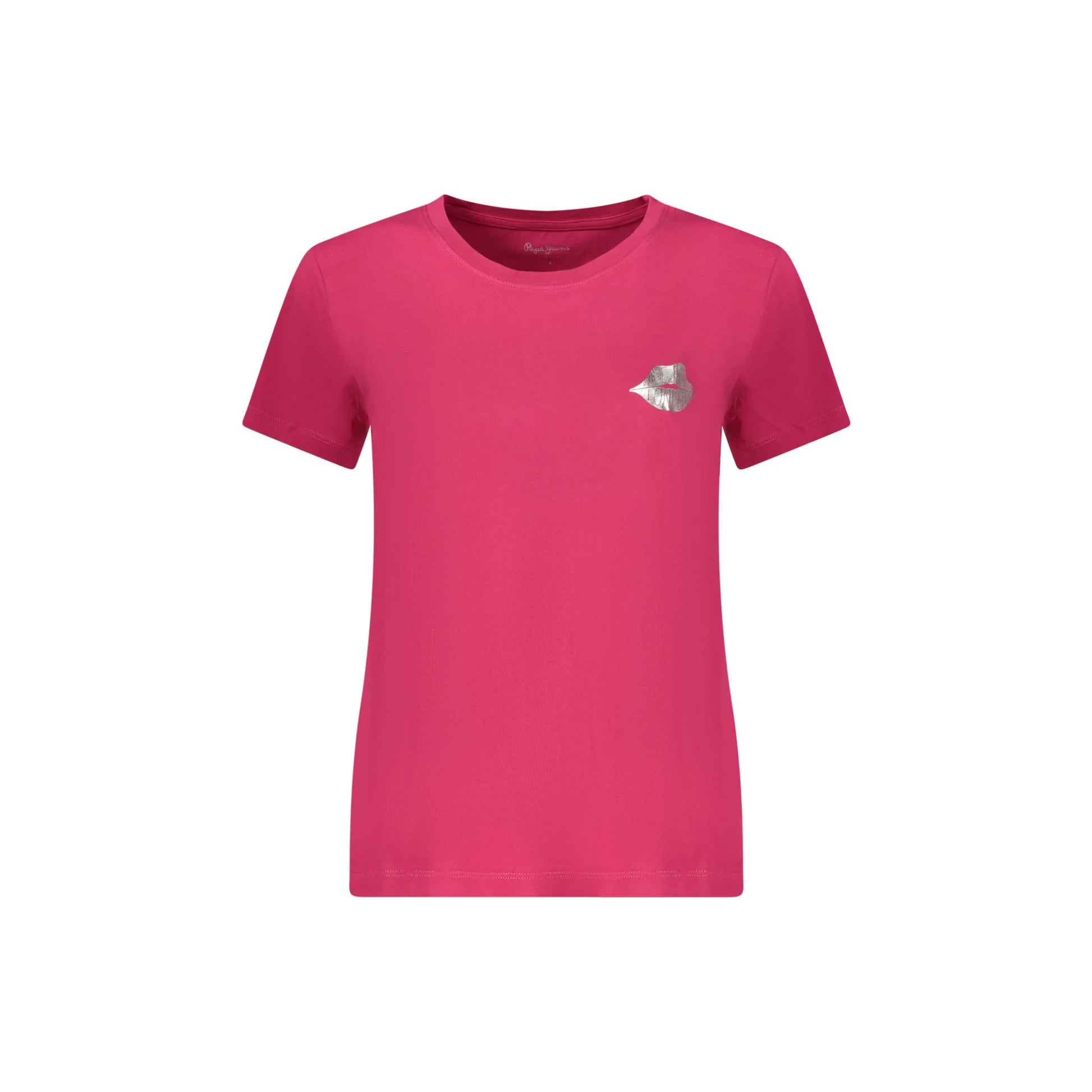 Pepe Jeans T-Shirt Maniche Corte Donna Rossa Stampa Logo Rosso - foto prodotto