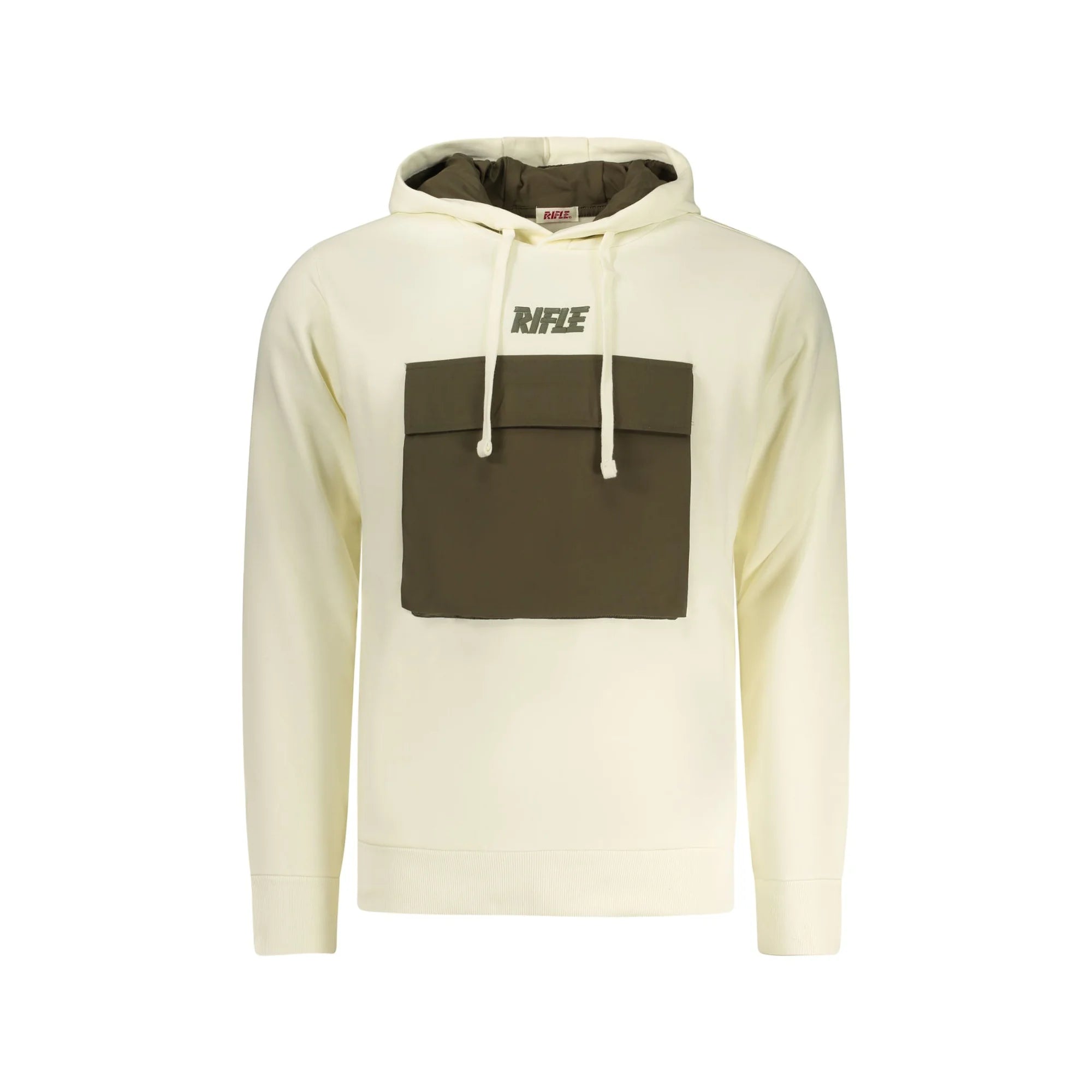 RIFLE FELPA SENZA ZIP UOMO BIANCO