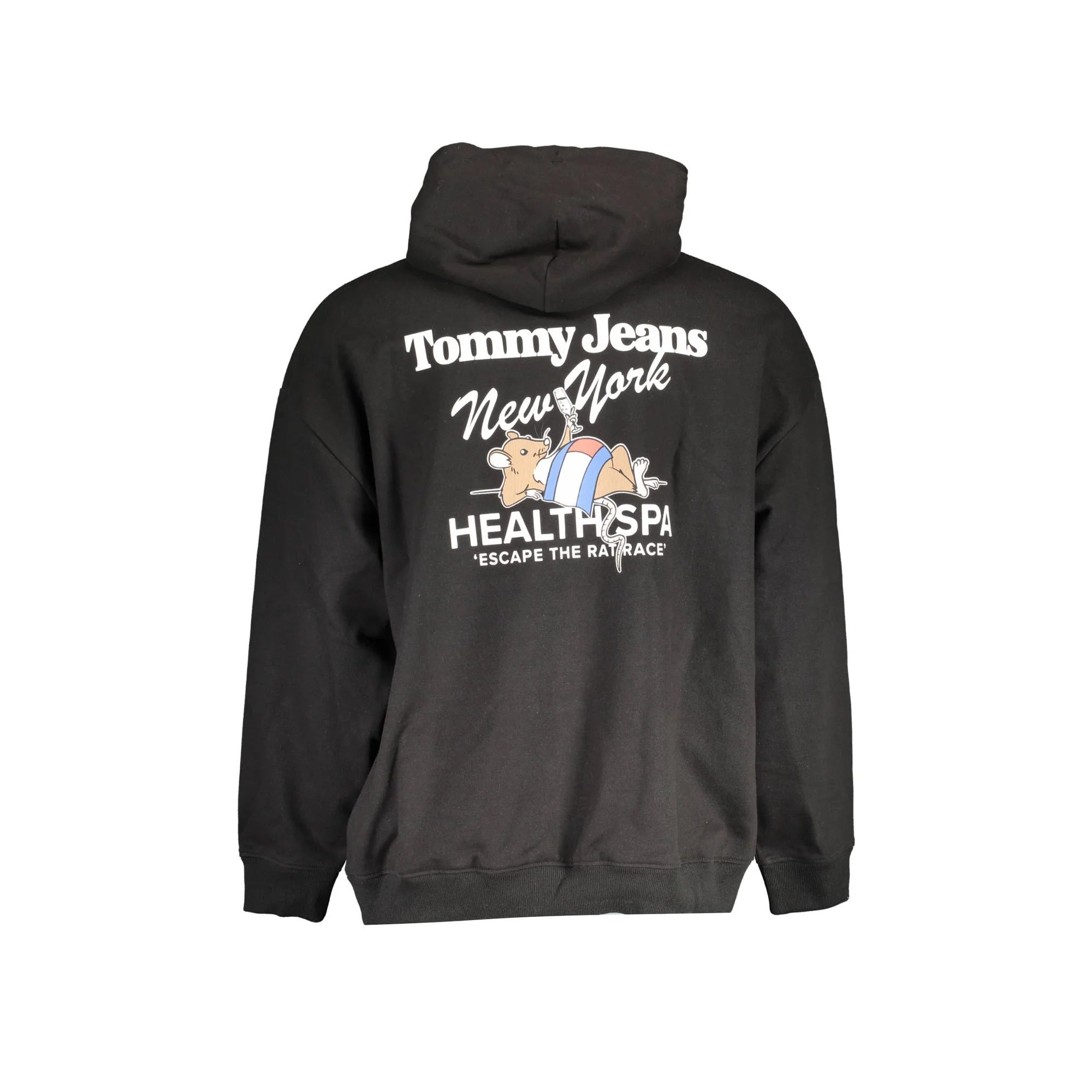 TOMMY HILFIGER FELPA SENZA ZIP UOMO NERO