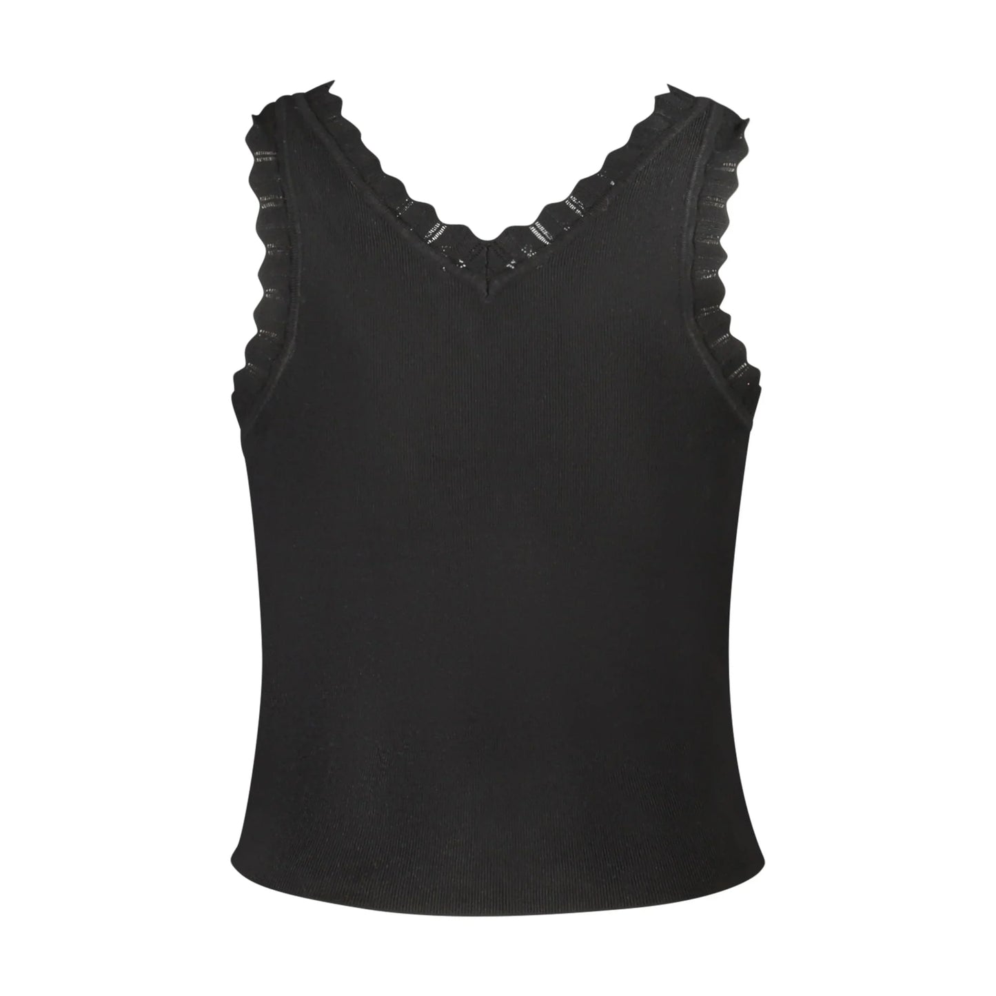 Guess Jeans Canotta Donna Nera Strass Camicie nero - vista 2