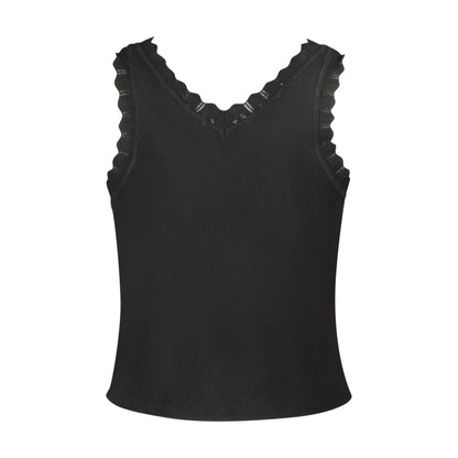 Guess Jeans Canotta Donna Nera Strass Camicie nero - vista 2