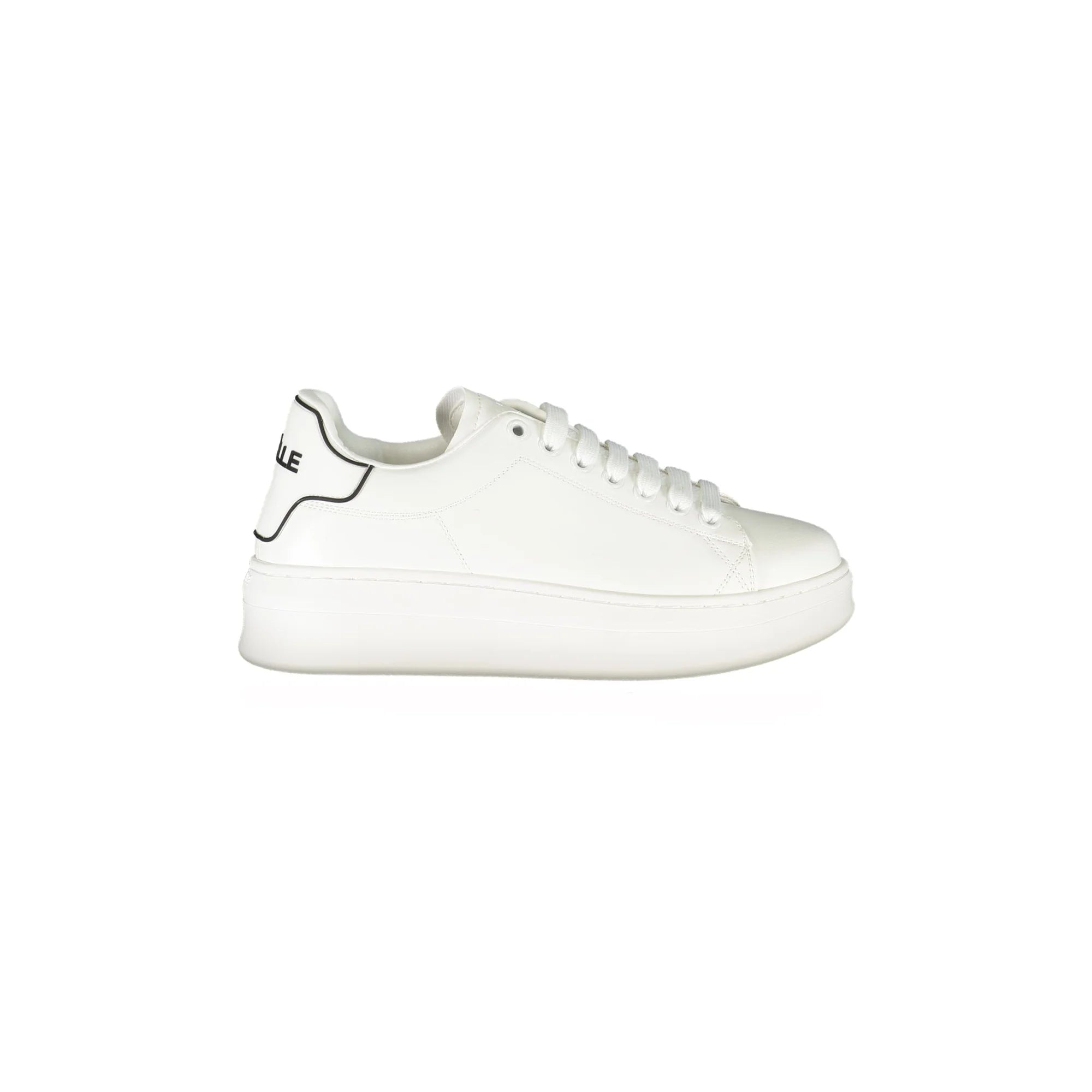 GAELLE PARIS Scarpe Sneakers Donna Bianche con Dettagli a Contrasto Bianco - foto prodotto