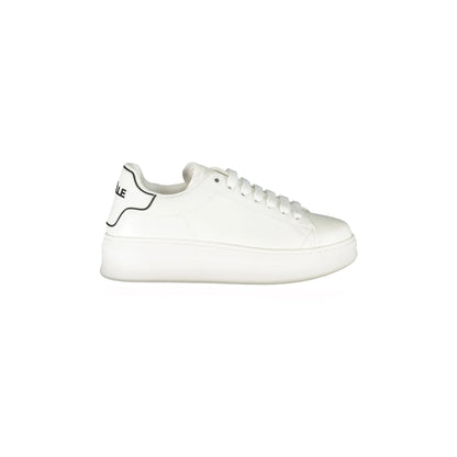 GAELLE PARIS Scarpe Sneakers Donna Bianche con Dettagli a Contrasto Bianco - foto prodotto