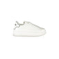 GAELLE PARIS Scarpe Sneakers Donna Bianche con Dettagli a Contrasto Bianco - foto prodotto