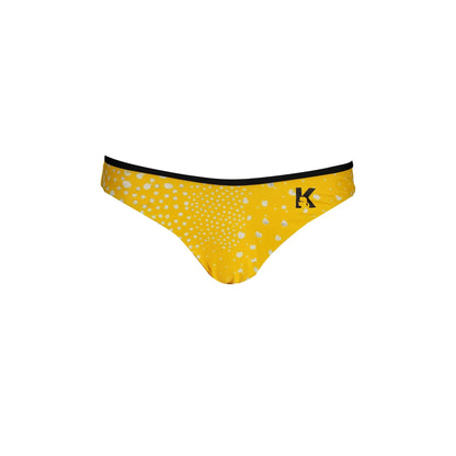 Karl Lagerfeld Beachwear Costume Mare Donna Giallo Stampa - foto prodotto