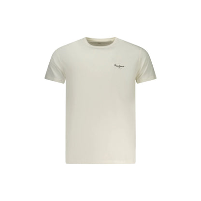 Pepe Jeans T-Shirt Maniche Corte Uomo Bianca Stampa Bianco - foto prodotto