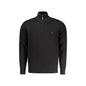 Coveri Moving Maglia Uomo Nera Mezzo Zip Ricamo Maglie Nero - foto prodotto