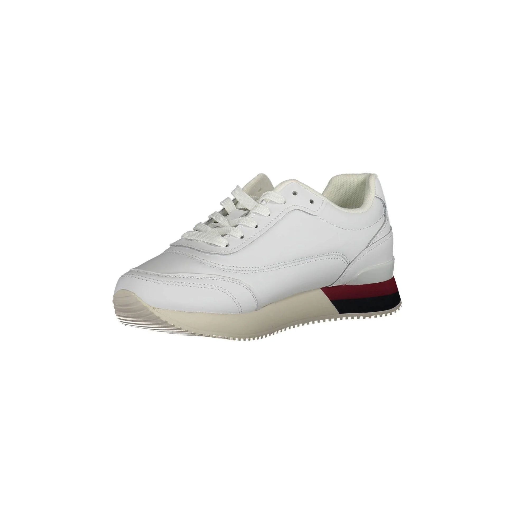 TOMMY HILFIGER Scarpe Sneakers Donna Bianche con Lacci e Logo bianco - vista 3
