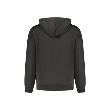 Fila Felpa Uomo Nera Cappuccio Garzata Regular Fit Logo Felpe nero - vista 2