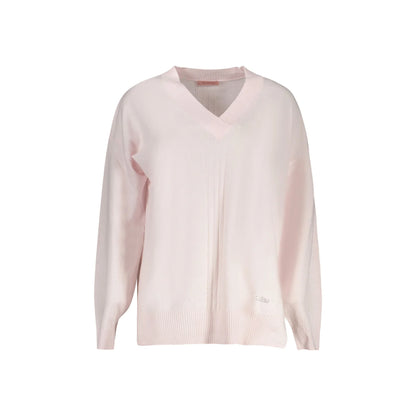Guess Jeans Maglia Donna Rosa Logo Maglie - foto prodotto