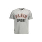 PLEIN SPORT T-Shirt Maniche Corte Uomo Grigia Logo Grigio - foto prodotto