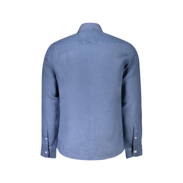 North Sails Camicia Maniche Lunghe Uomo Blu Ricamo Camicie - vista 2