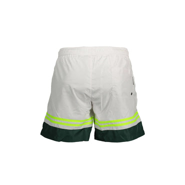 Karl Lagerfeld Beachwear Costume Mare Uomo Bianco Stampa - vista 2