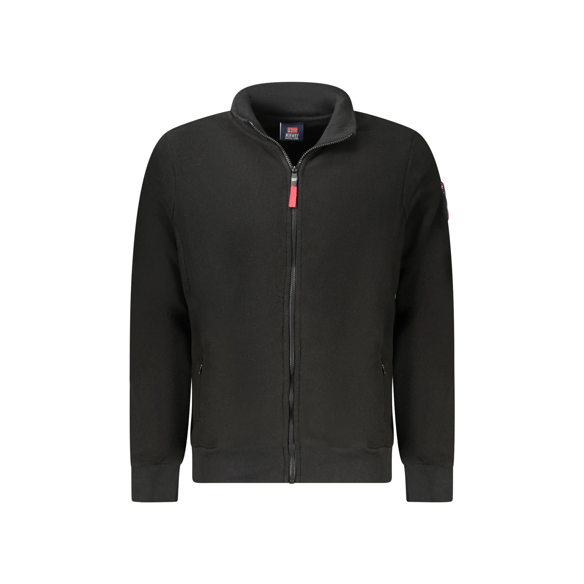 NORWAY 1963 FELPA CON ZIP UOMO NERO