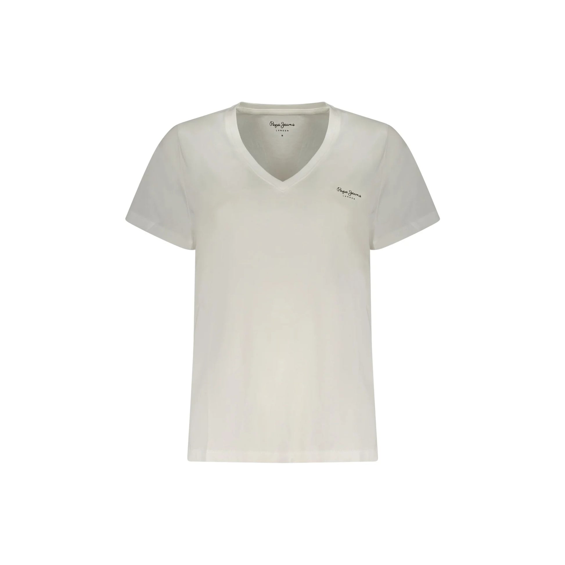 PEPE JEANS T-SHIRT MANICHE CORTE DONNA BIANCO