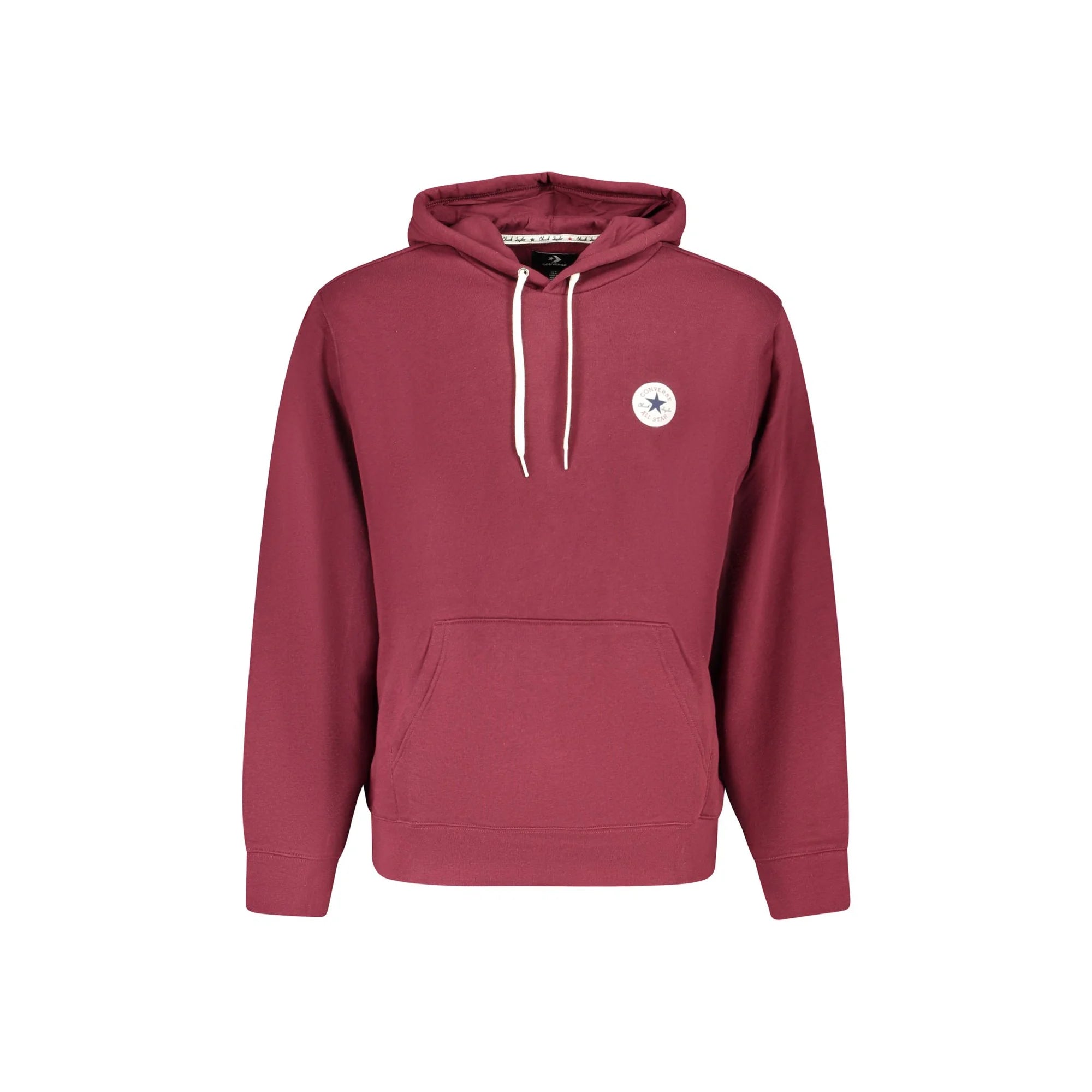 CONVERSE FELPA SENZA ZIP UOMO ROSSO