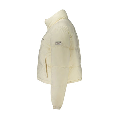 Guess Jeans Giubbotto Maniche Lunghe Donna Bianche Zip Giubbotti e Giacche bianco - vista 3