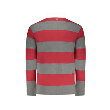 Pepe Jeans Polo Maniche Lunghe Uomo Rossa Ricamo rosso - vista 2