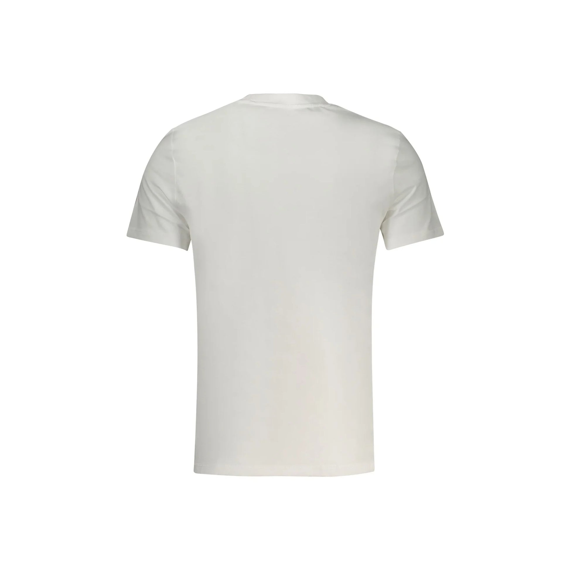 Guess Jeans T-Shirt Maniche Corte Uomo Bianca Stampa Logo bianco - vista 2