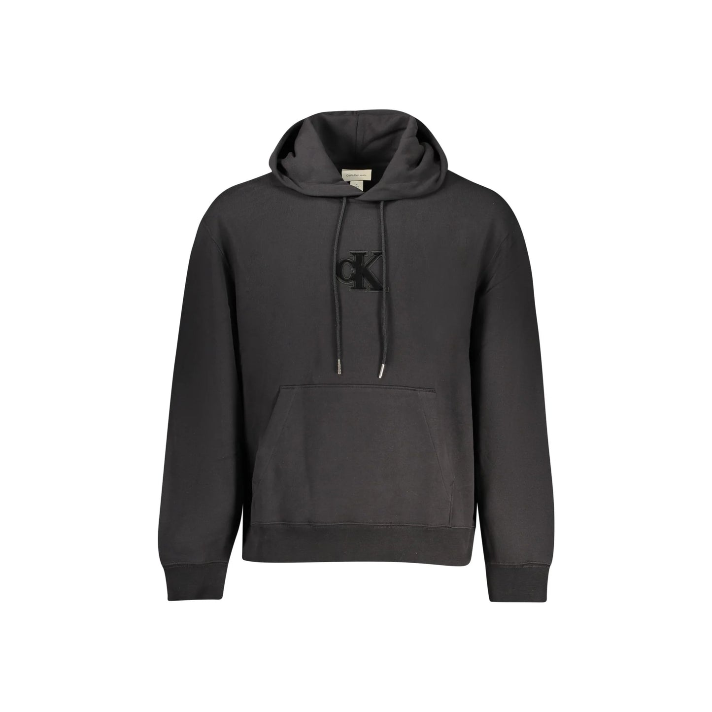 Calvin Klein Felpa Uomo Nera Cappuccio Felpata Logo Felpe Nero - foto prodotto