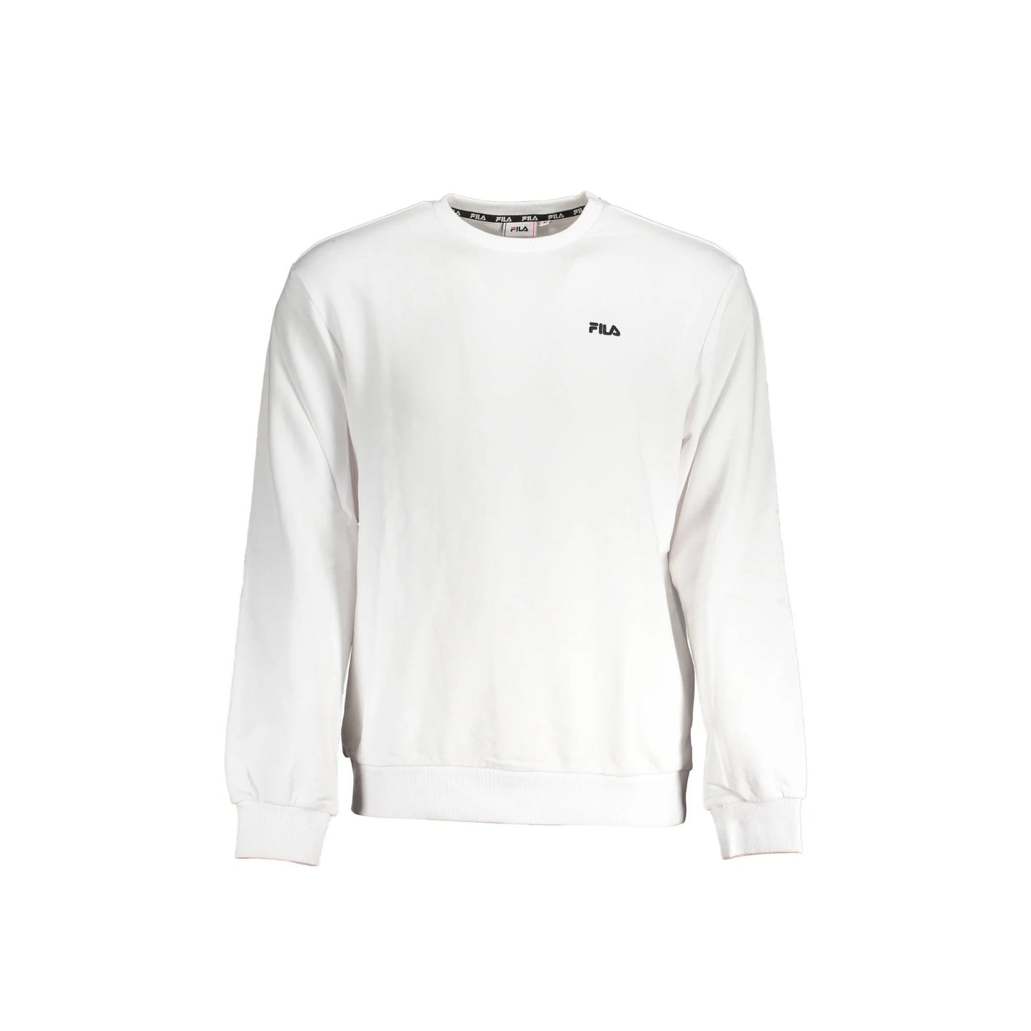 Fila Felpa Maniche Lunghe Uomo Bianca Ricamo Logo Felpe Bianco - foto prodotto