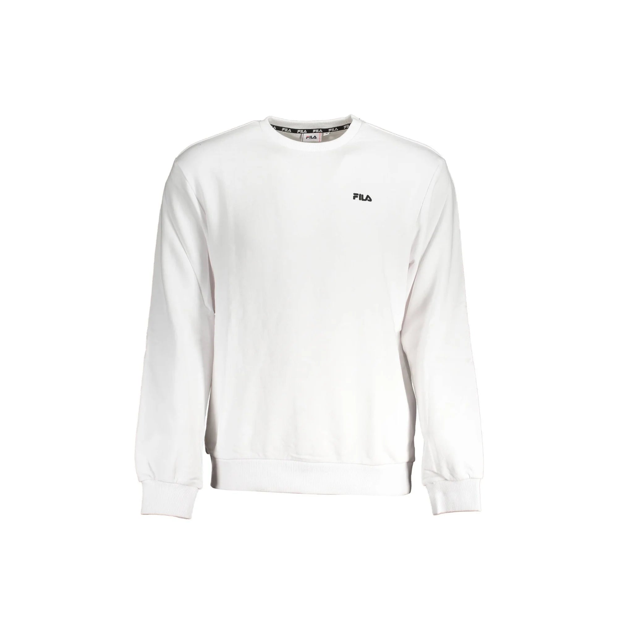 Fila Felpa Maniche Lunghe Uomo Bianca Ricamo Logo Felpe Bianco - foto prodotto