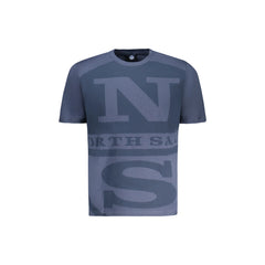 North Sails T-Shirt Maniche Corte Uomo Blu Stampa Logo