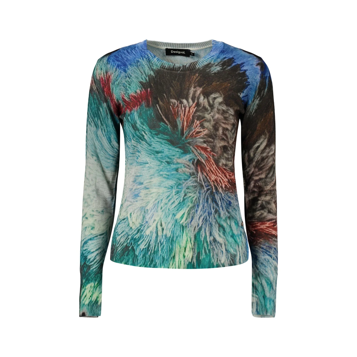 DESIGUAL MAGLIA DONNA BLU
