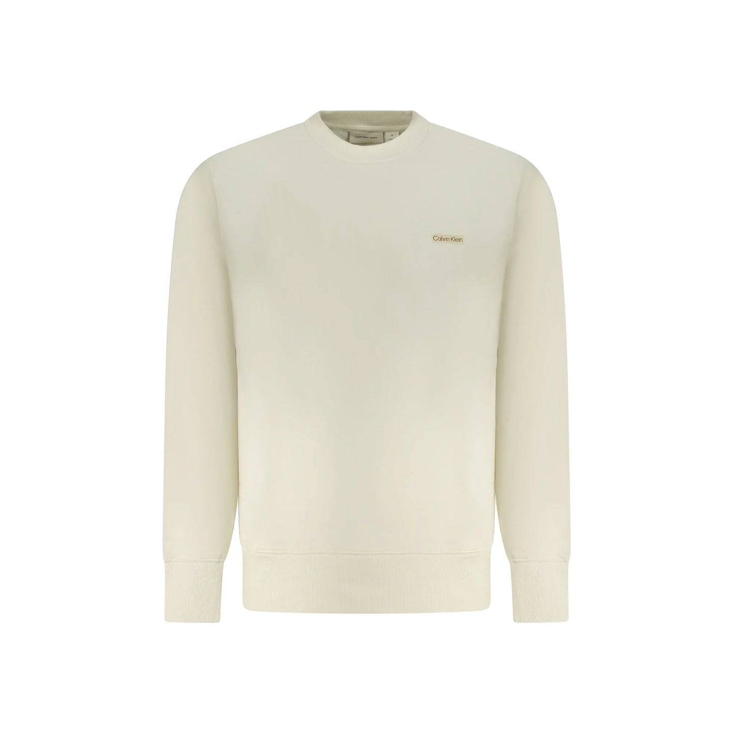 Calvin Klein Felpa Maniche Lunghe Uomo Beige Logo Felpe - foto prodotto
