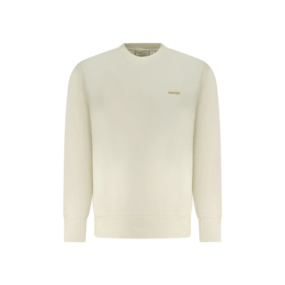 Calvin Klein Felpa Maniche Lunghe Uomo Beige Logo Felpe - foto prodotto