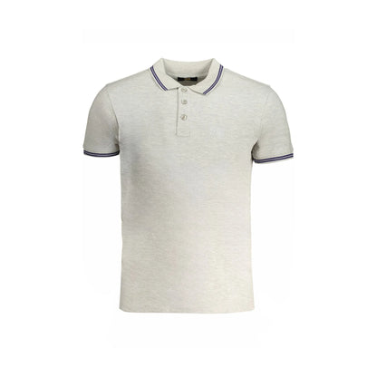 Cavalli Class Polo Maniche Corte Uomo Grigia Ricamo Grigio - foto prodotto
