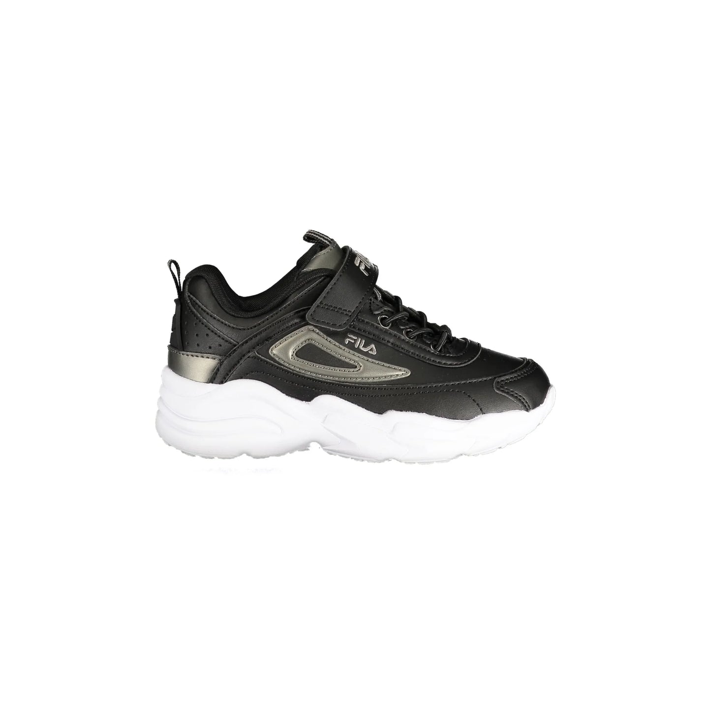 Fila Sneakers Bambino Nere Sportive Strappo Logo unisex nero - foto prodotto