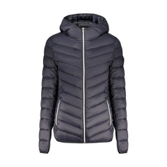 Marina Yachting Giubbotto Donna Blu Cappuccio Zip Logo