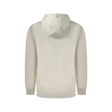 Tommy Hilfiger Felpa Uomo Grigia Con Cappuccio Felpata Tascone Logo Felpe grigio - vista 2