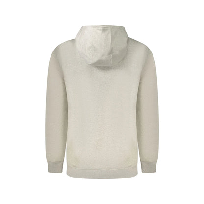 Tommy Hilfiger Felpa Uomo Grigia Con Cappuccio Felpata Tascone Logo Felpe grigio - vista 2