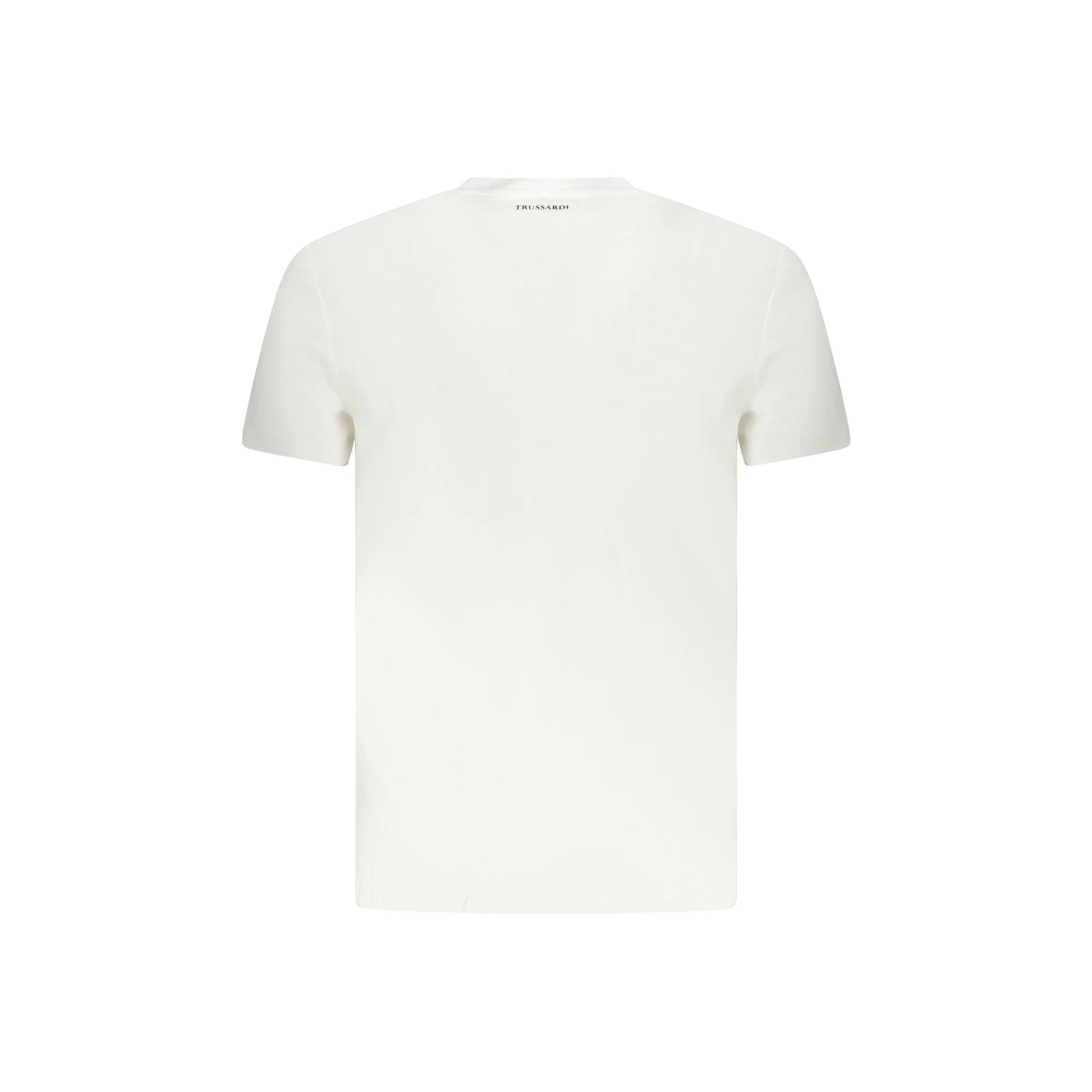 Trussardi T-Shirt Maniche Corte Uomo Bianca Stampa Logo bianco - vista 2
