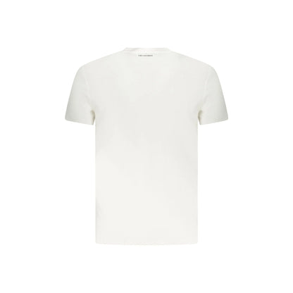 Trussardi T-Shirt Maniche Corte Uomo Bianca Stampa Logo bianco - vista 2