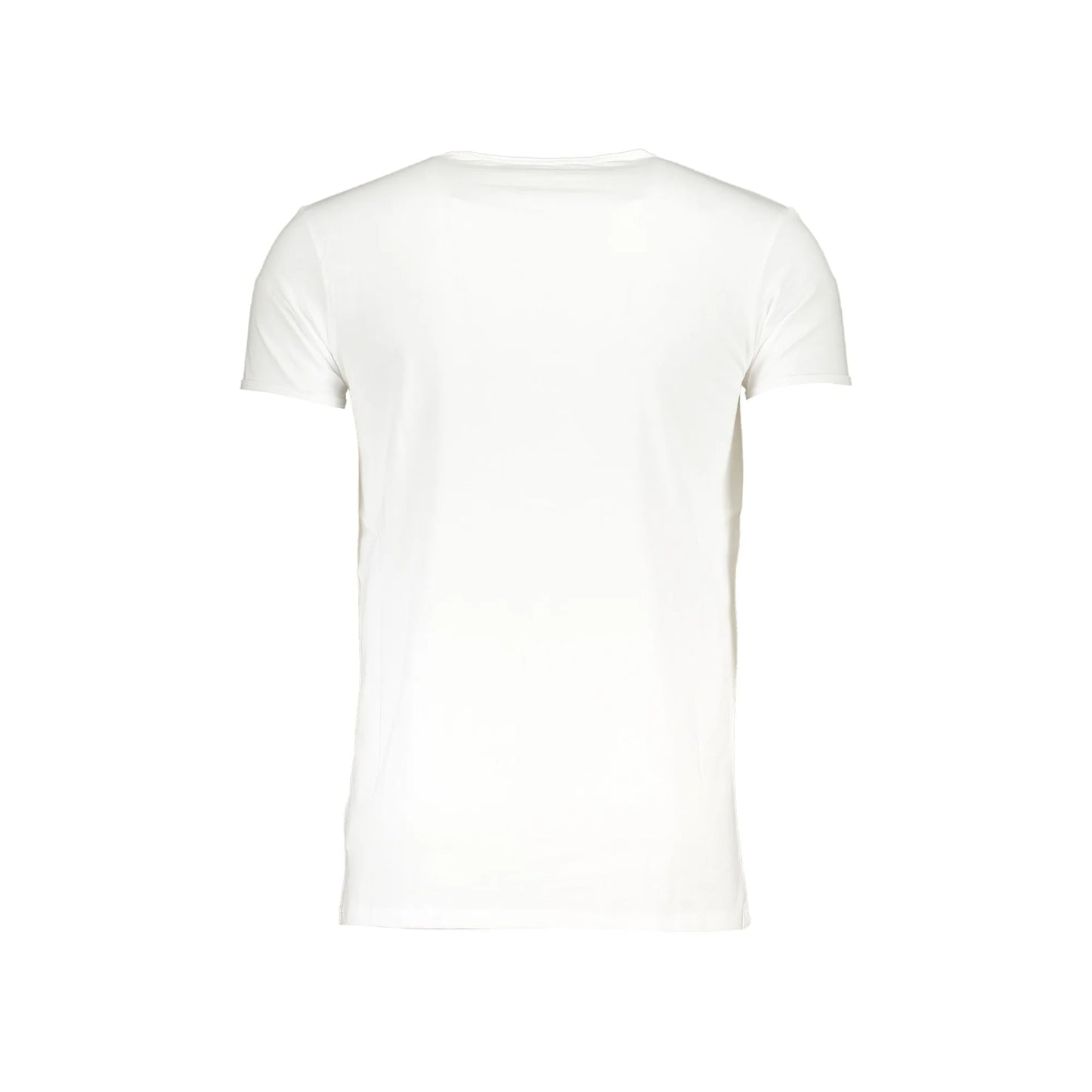 Cavalli Class T-Shirt Uomo Bianca Girocollo Cotone Stampa Logo bianco - vista 2
