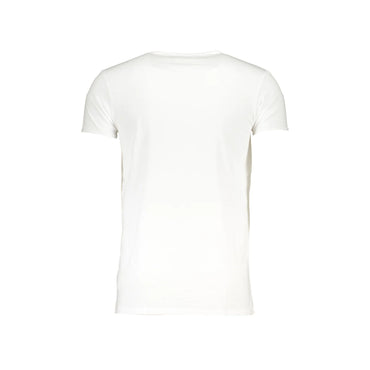 Cavalli Class T-Shirt Uomo Bianca Girocollo Cotone Stampa Logo bianco - vista 2