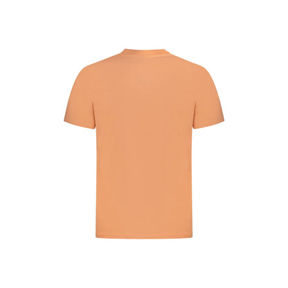 Norway 1963 T-Shirt Maniche Corte Uomo Arancione Logo - vista 2