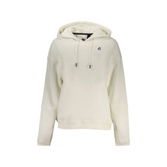 K-Way Felpa Maniche Lunghe Donna Bianca Logo