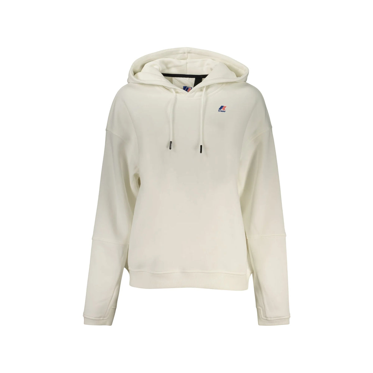 K-WAY FELPA SENZA ZIP DONNA BIANCO